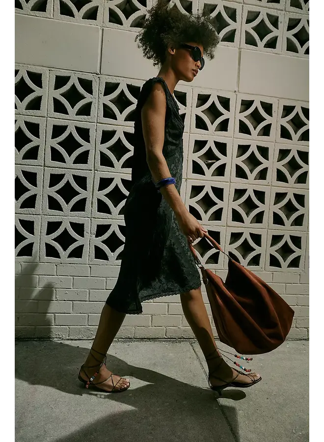 Suzie Suede Slouch Tote