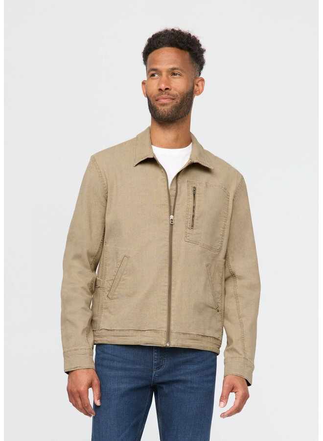 Stretch Canvas Utility Jacket