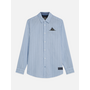 PRINTED COTTON POPLIN REGULAR-FIT SHIRT