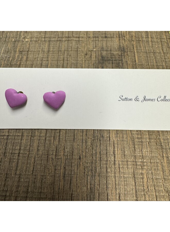 Micro Heart Earrings