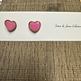 Resin Heart Earrings