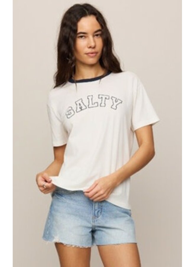 SALTY CONTRAST BOYFRIEND TEE