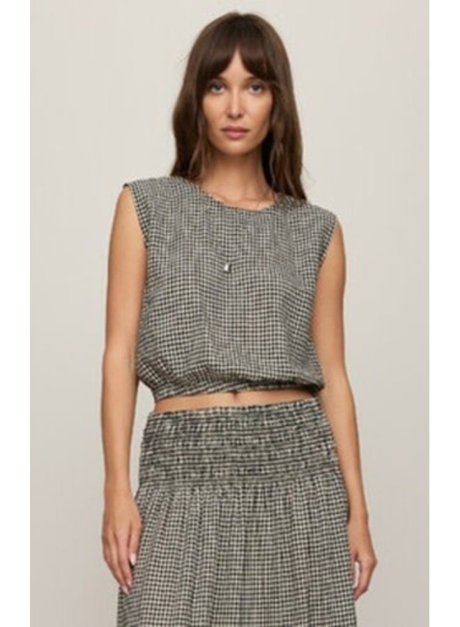 MERIT GINGHAM TOP