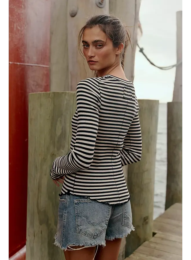 Easy Does It Tee Striped