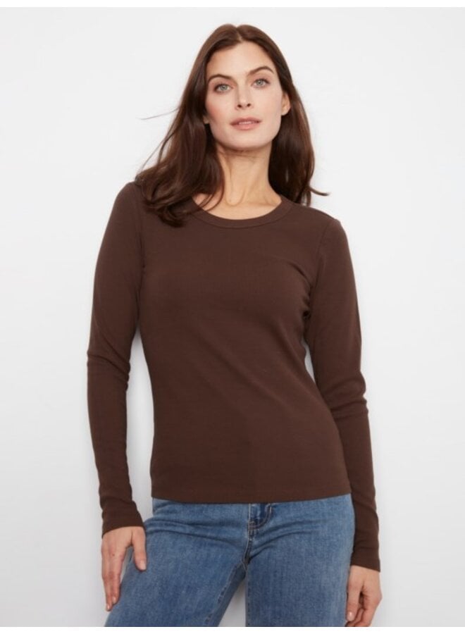 Tencel Rib L/S Crew Neck