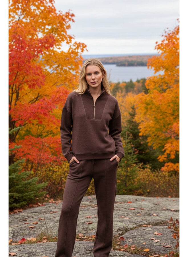 Soft Scuba Half-Zip Sweatshirt