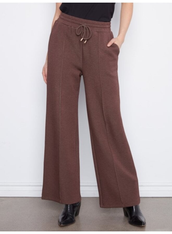 Soft Scuba Wide Leg Jogger Pants
