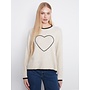 Embroided Heart  Sweater
