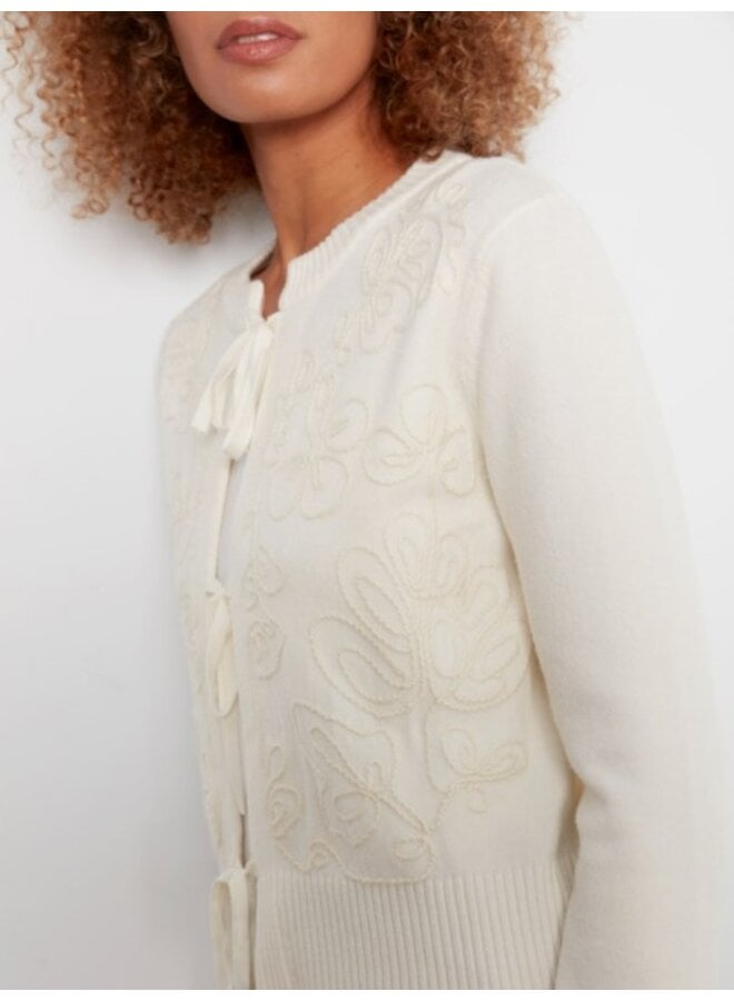 Bow Tie Front  Sweater