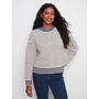 Crew Neck Dropped Sleeve