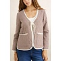 london check reversible quilted jacket