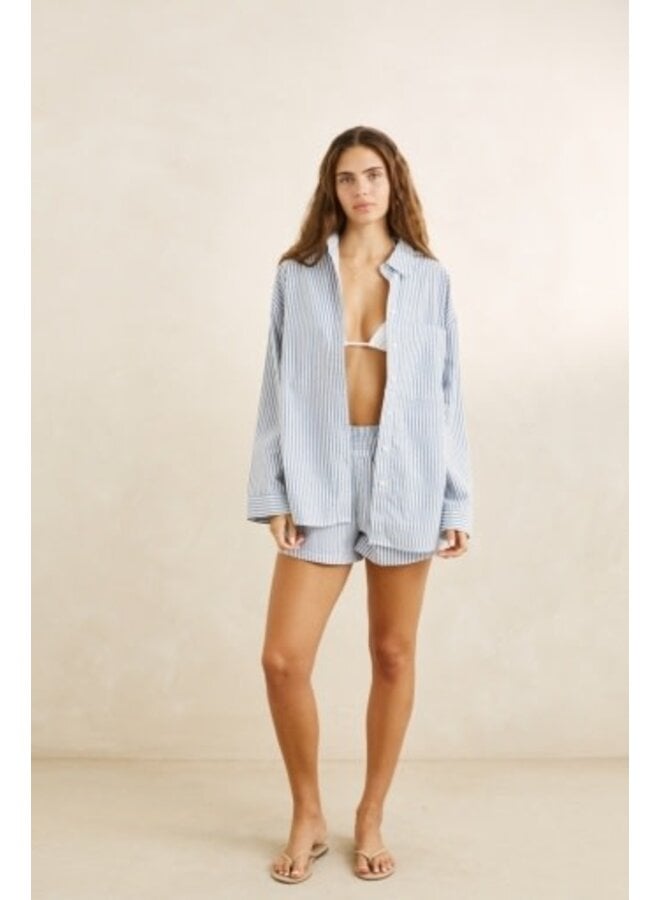 vista stripe oversized shirt