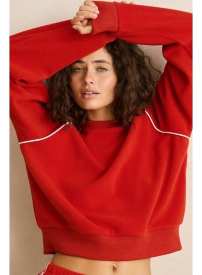 pipe polar crewneck