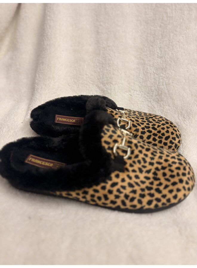Slippers with Gold Buckle