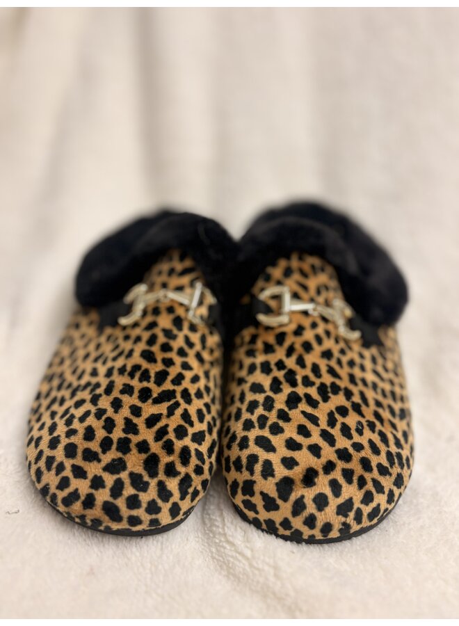 Slippers with Gold Buckle