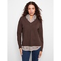 V neck Fooler Sweater