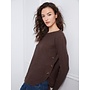 Boat Neck with side buttons