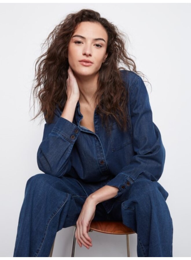 Tencel Button front shirt