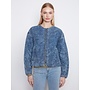 Quilted Tencel Denim Bomber