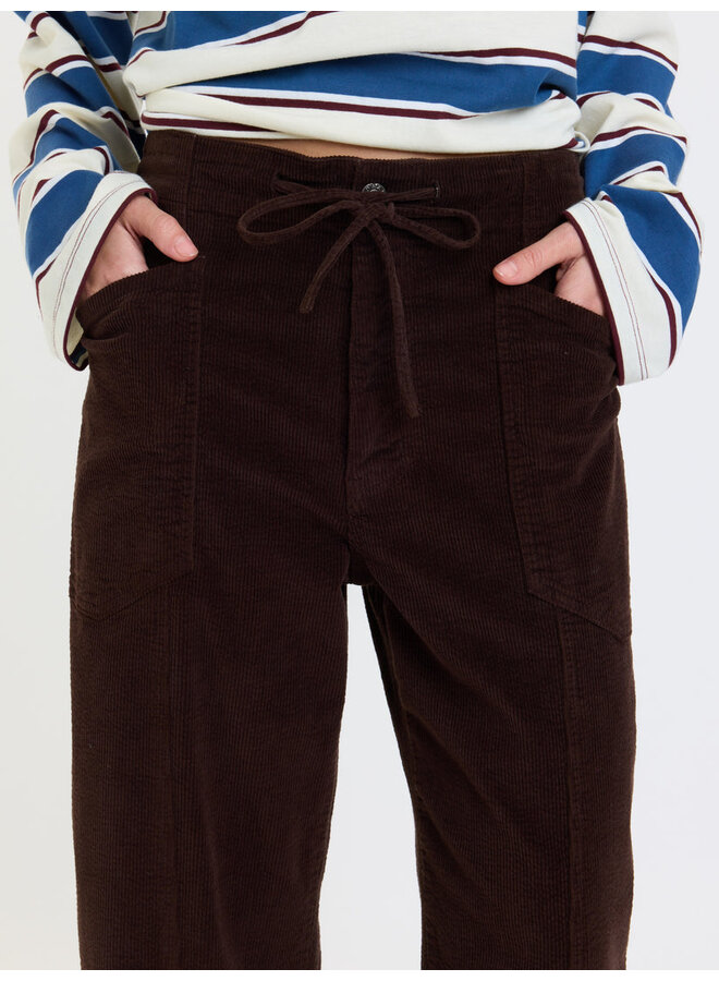 VILLA  DRAWSTRING BARREL PANT