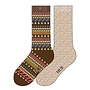 GEO STRIPE BOOT SOCK 2 pk