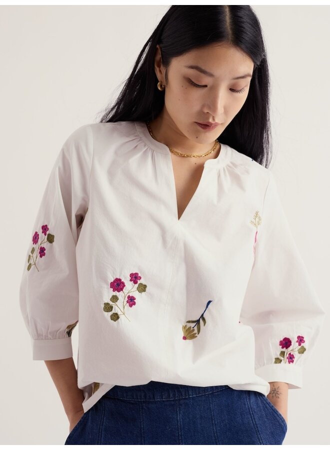 Grace Embroidered Top