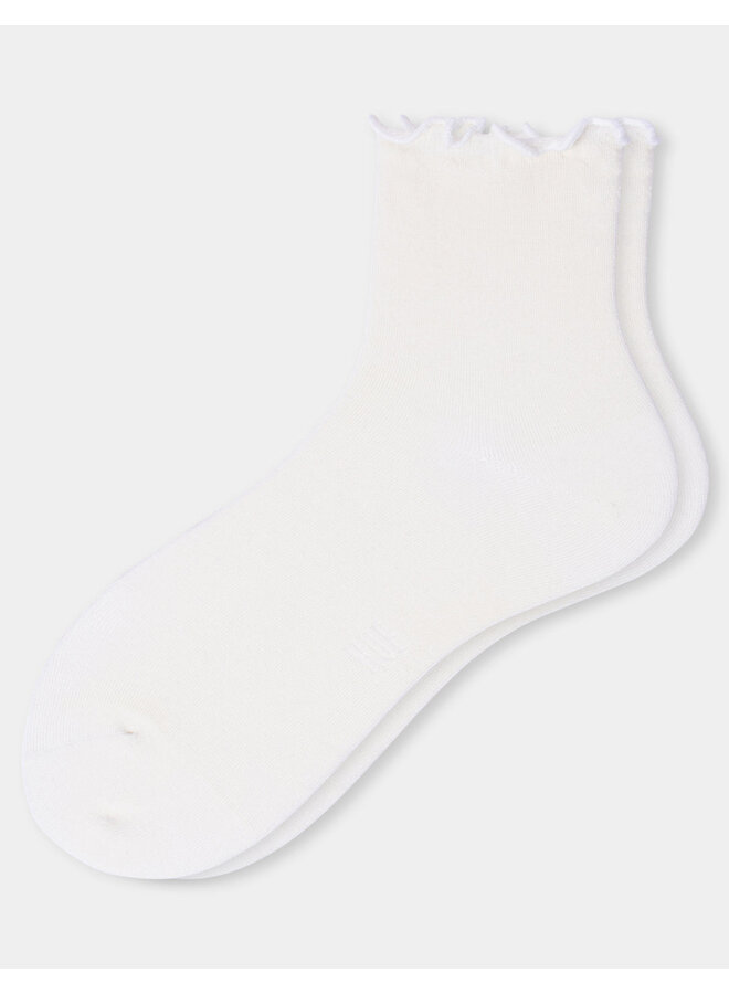 RUFFLE EDGE ANKLE SOCK