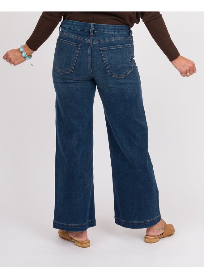 MEG HIGH RISE WIDE LEG W PATCH PKTS REG HEM