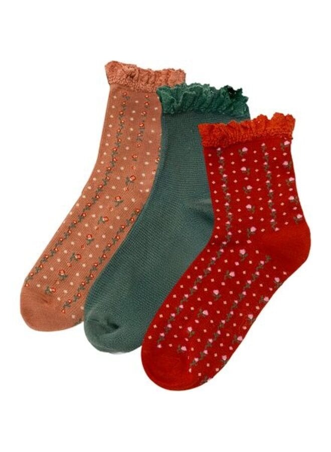 Ruffle Sock Pack - Merry & Bright