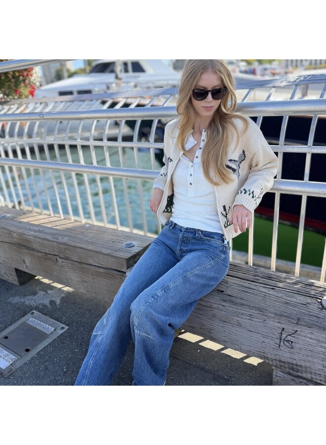SONGBIRD ZIP SWEATER