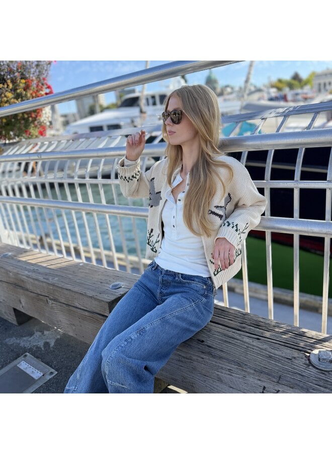 SONGBIRD ZIP SWEATER