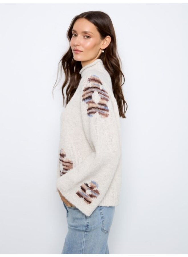 High Neck Knit Sweater