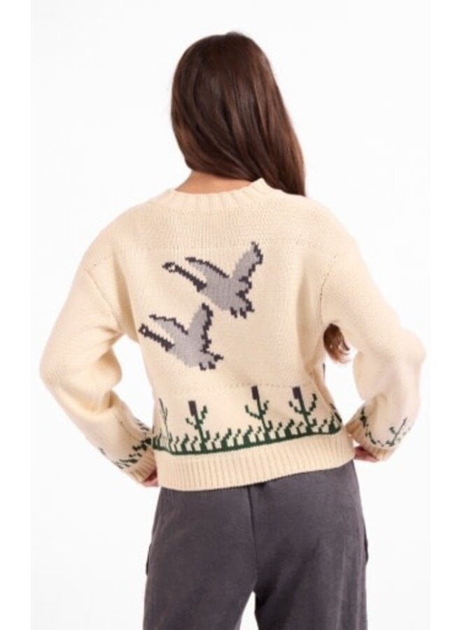 SONGBIRD ZIP SWEATER