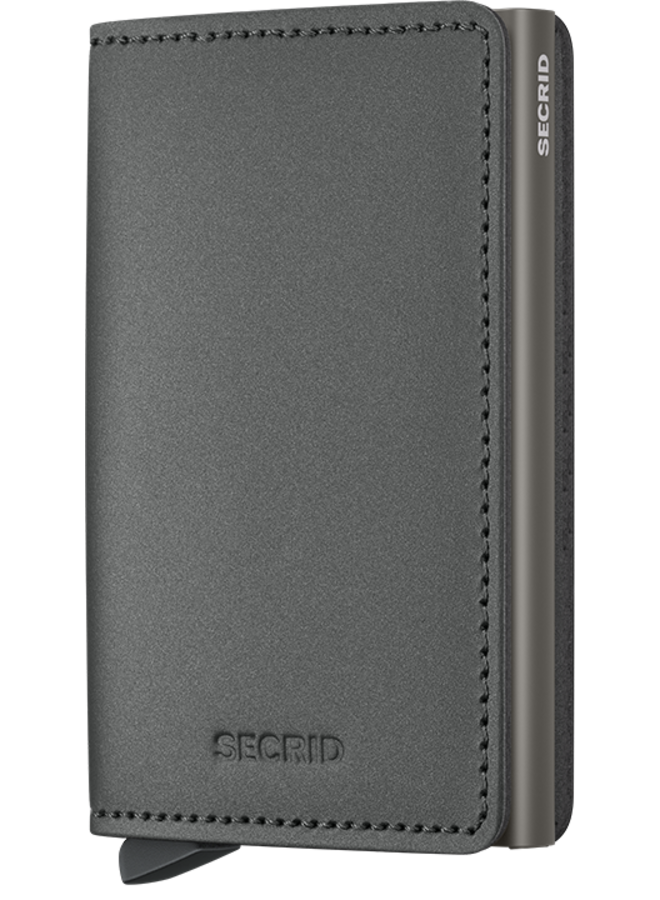 Slimwallet Matte Satin Steel