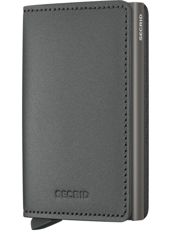 Slimwallet Matte Satin Steel