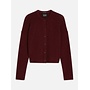 Fuzzy Crewneck  Cardigan