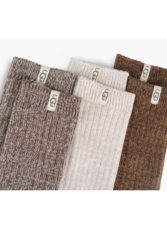 Rib Knit Slouchy 3-Pack