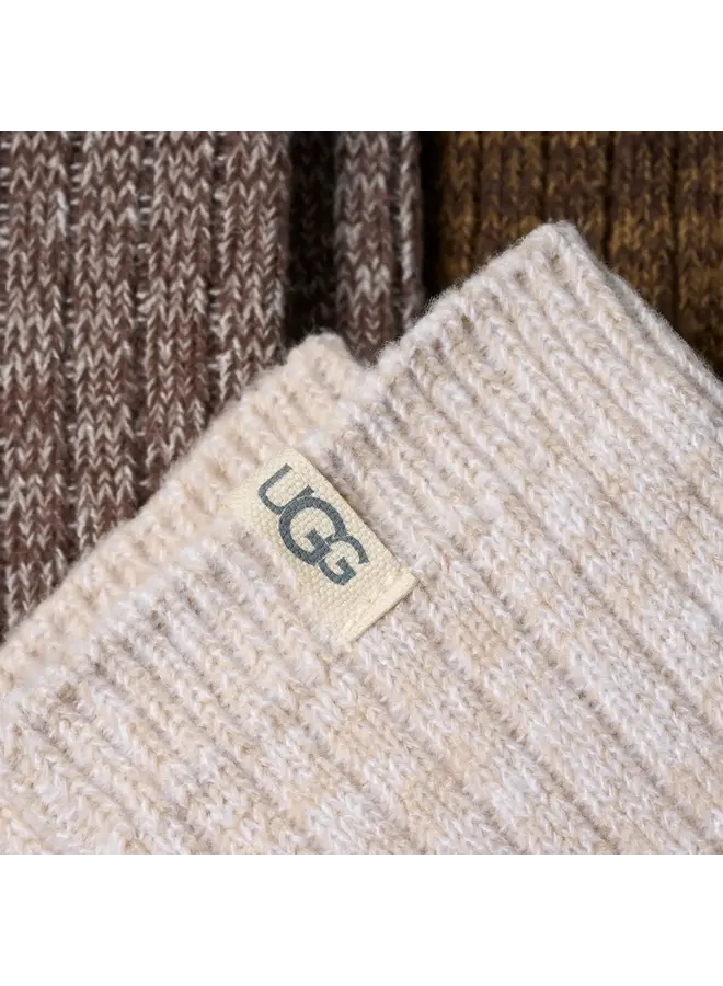 Rib Knit Slouchy 3-Pack