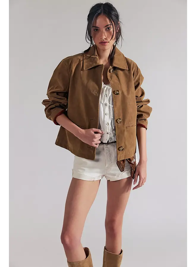 Hera Vegan Suede Jacket