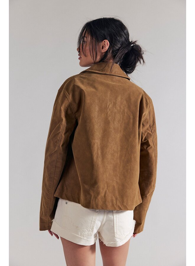 Hera Vegan Suede Jacket