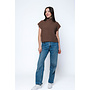 Shawna-Sleeveless Funnel Neck