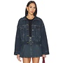 Loose Crop Trucker Jacket