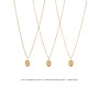 Flora Birth Month Charm Gold