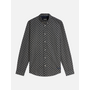 MICRO PRINTED SLIM FIT SHIRT