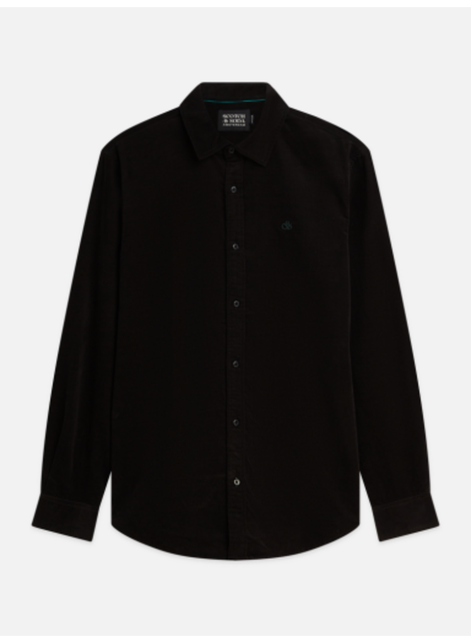 FINE CORDUROY REGULAR-FIT SHIRT