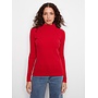 Mock Neck Ribbed Sweater Knit