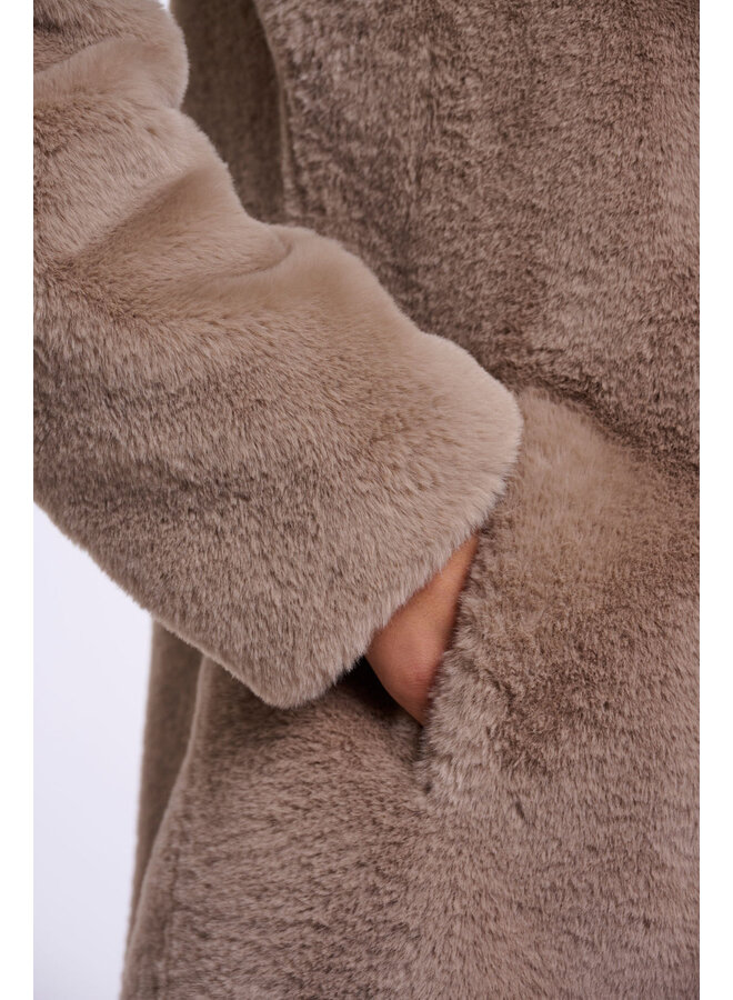 Nonna Faux Fur Coat