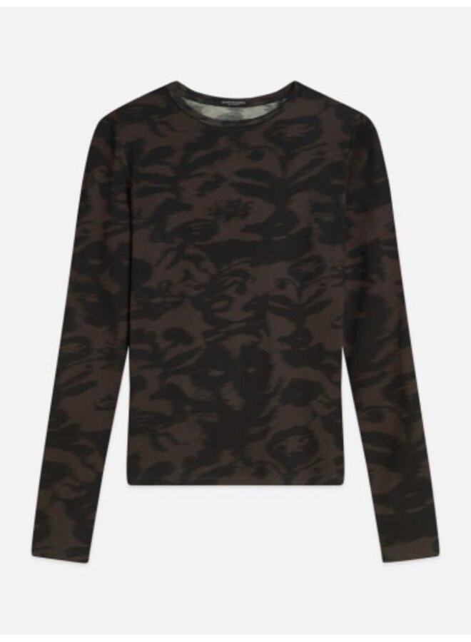 All over printed long sleeve T