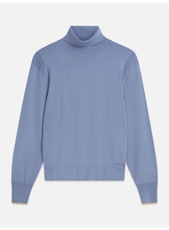 Roll neck relaxed-fit pullover