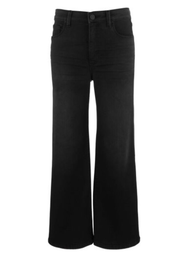 MEG HIGH RISE FAB AB WIDE LEG REGULAR HEM *TWILL*